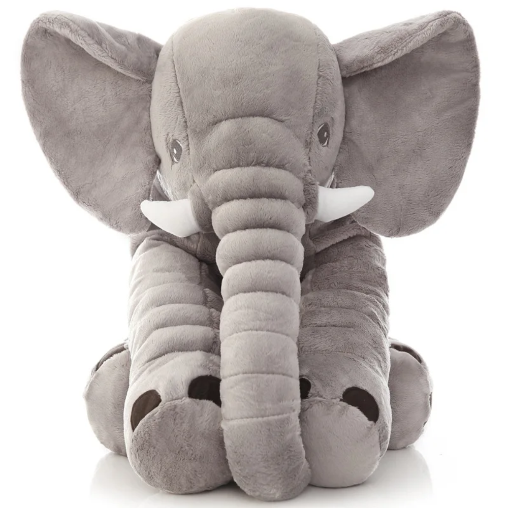 Soft Elephant Plush Pillow