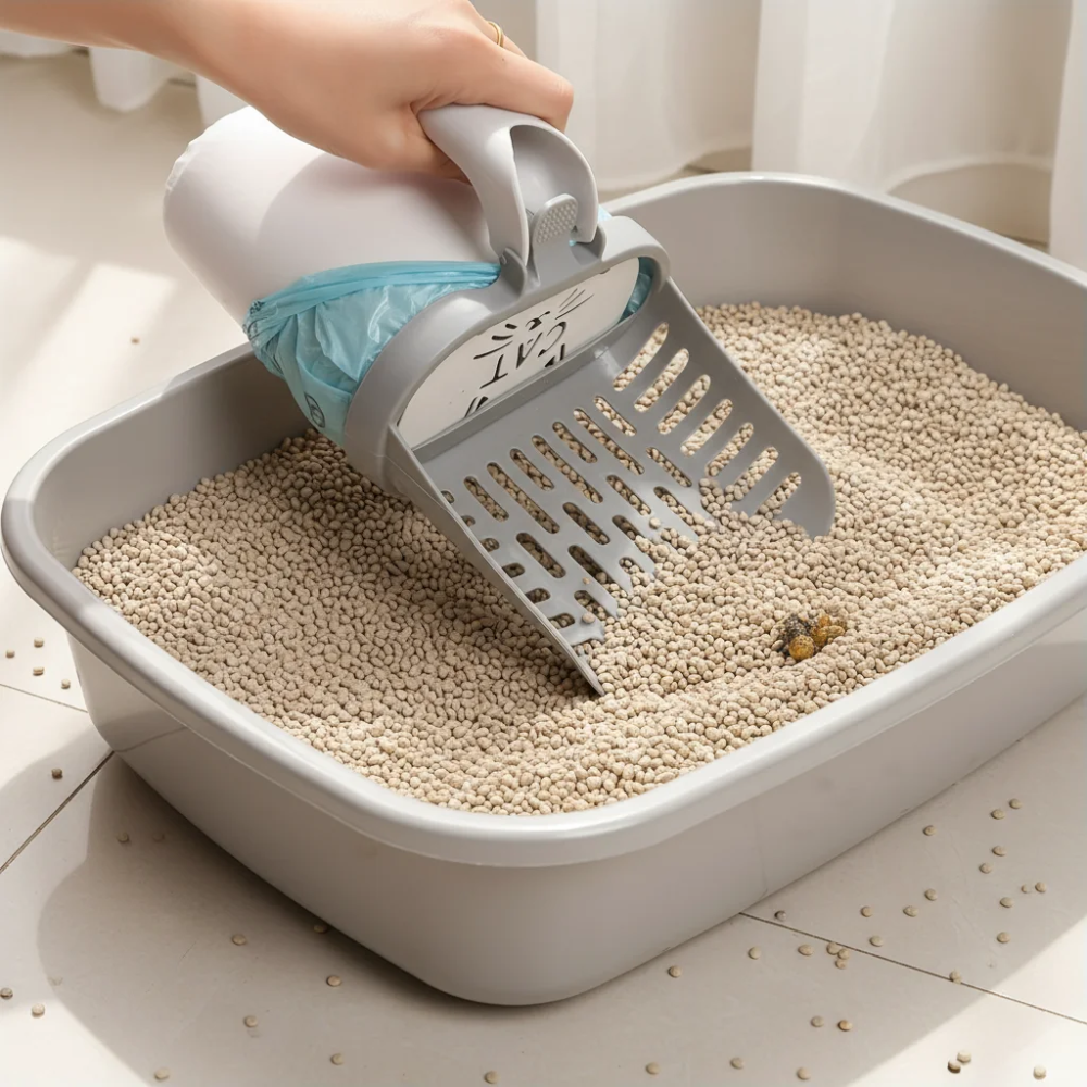 Cat Litter Scoop With Bag Dispenser