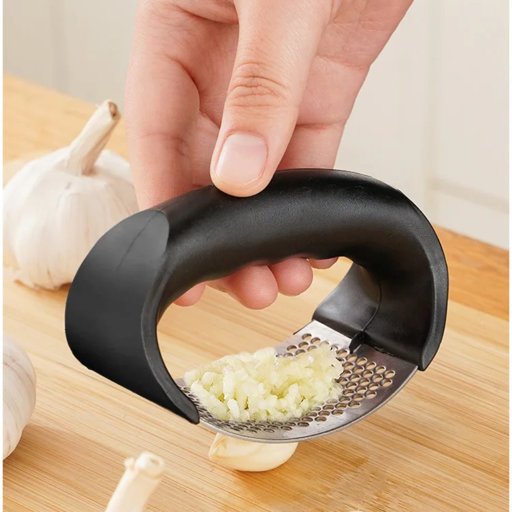 Stainless Steel Garlic Press Crusher