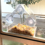 Clear Window Acrylic Bird Feeder