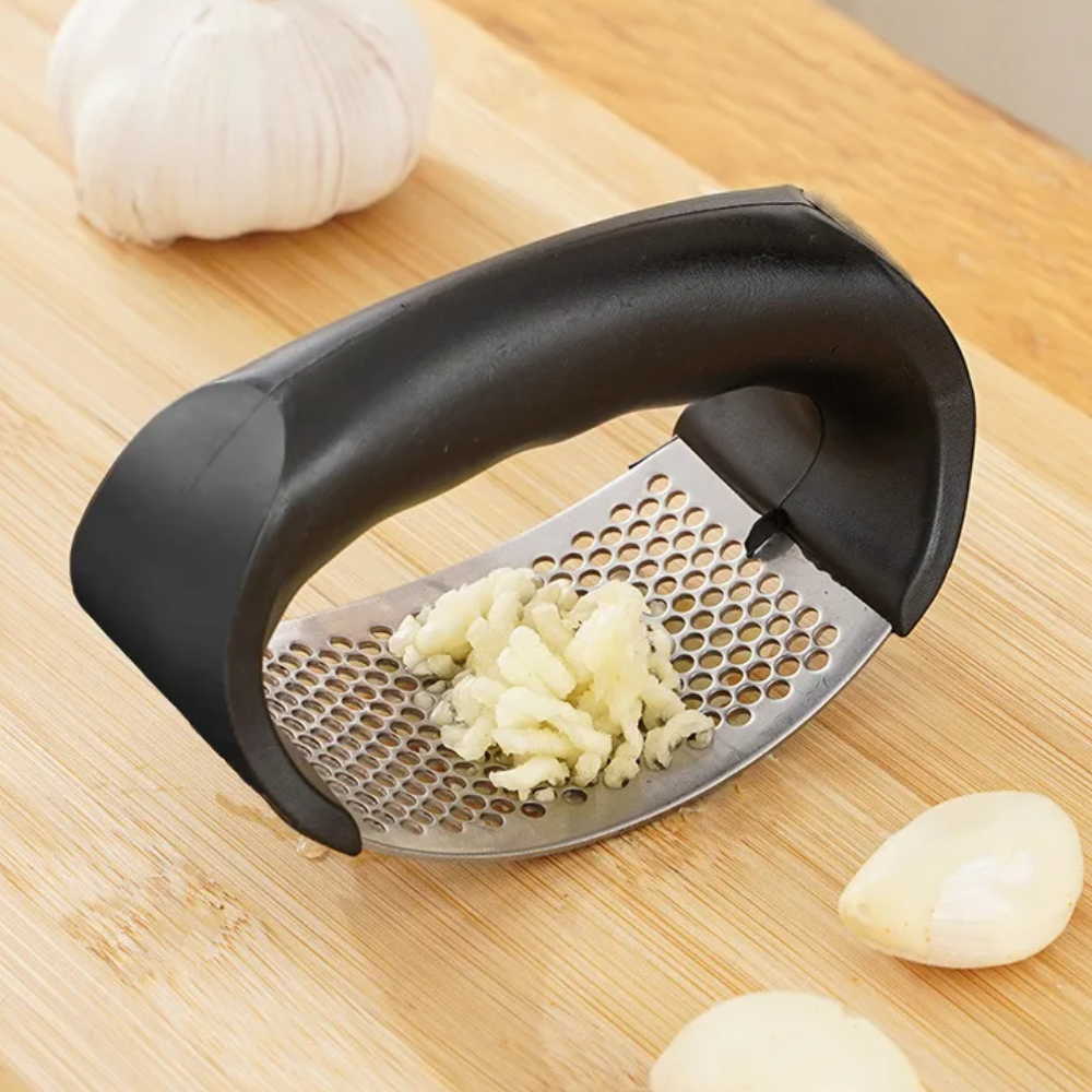 Stainless Steel Garlic Press Crusher