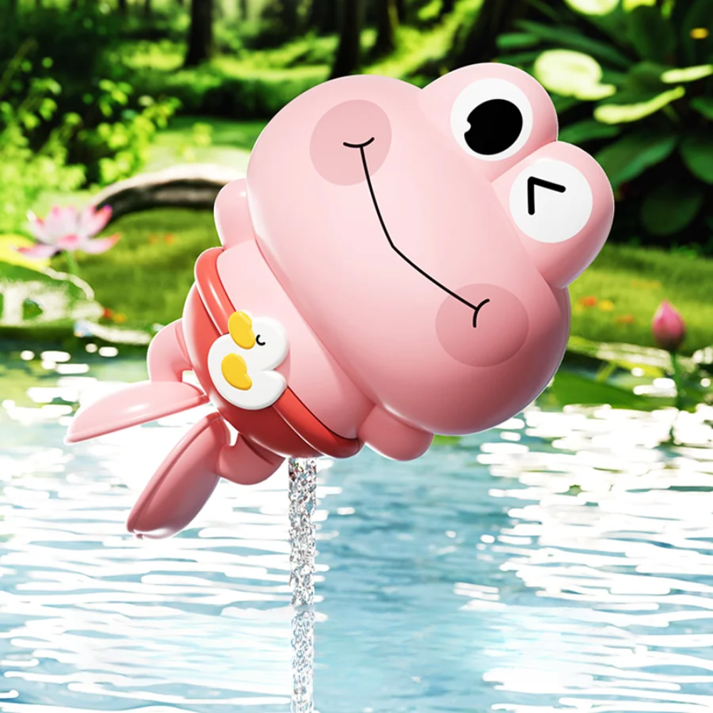 Floating Clockwork Frog Bath Toy