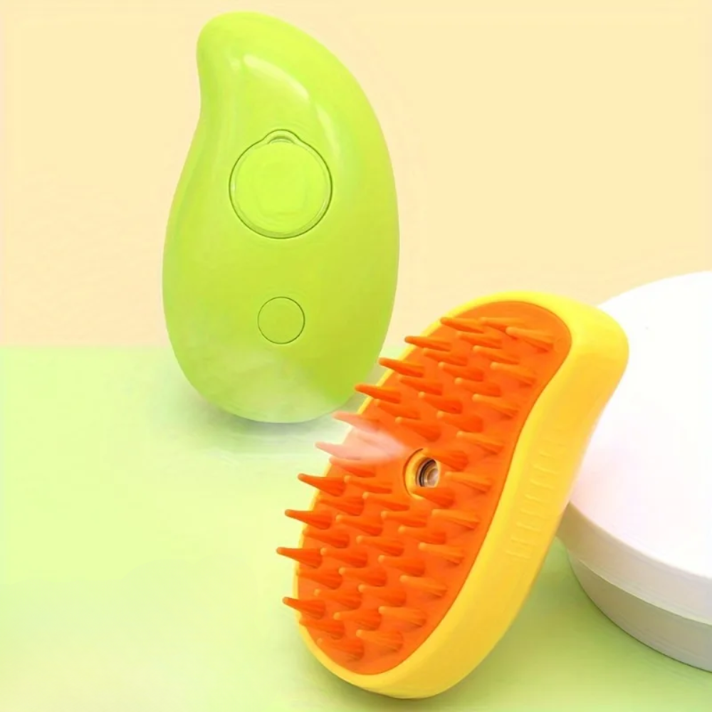 Self-Cleaning Steam Pet Brush