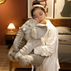 Soft Elephant Plush Pillow
